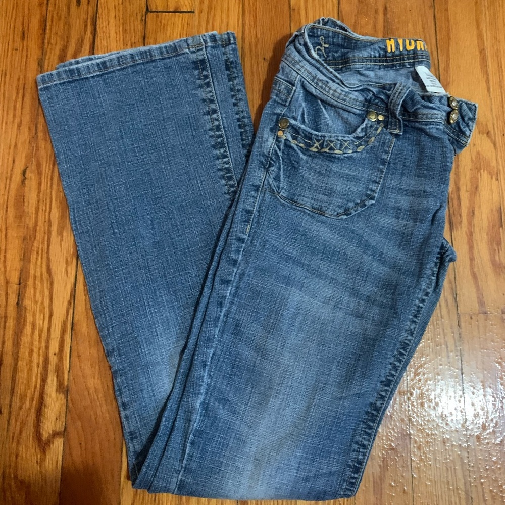 Hydraulic Size 5/6 Slight Flare Light Blue Jeans